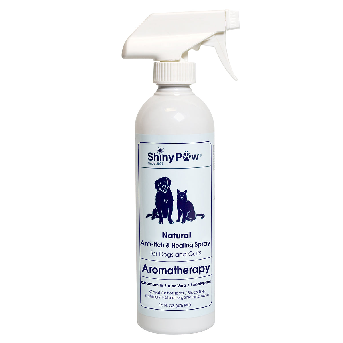 Shiny Paw Natural Anti-Itch and Healing Spray Dogs Cats 16oz