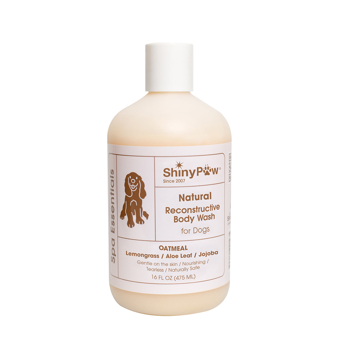 Shiny Paw All-Natural Oatmeal & Lemongrass Dog Body Wash 16 oz