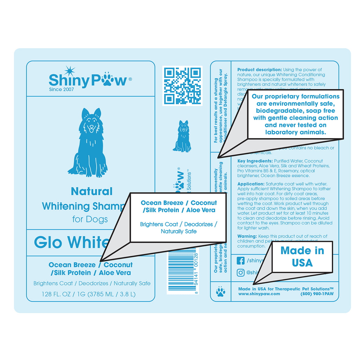 wholesale whitening dog shampoo
