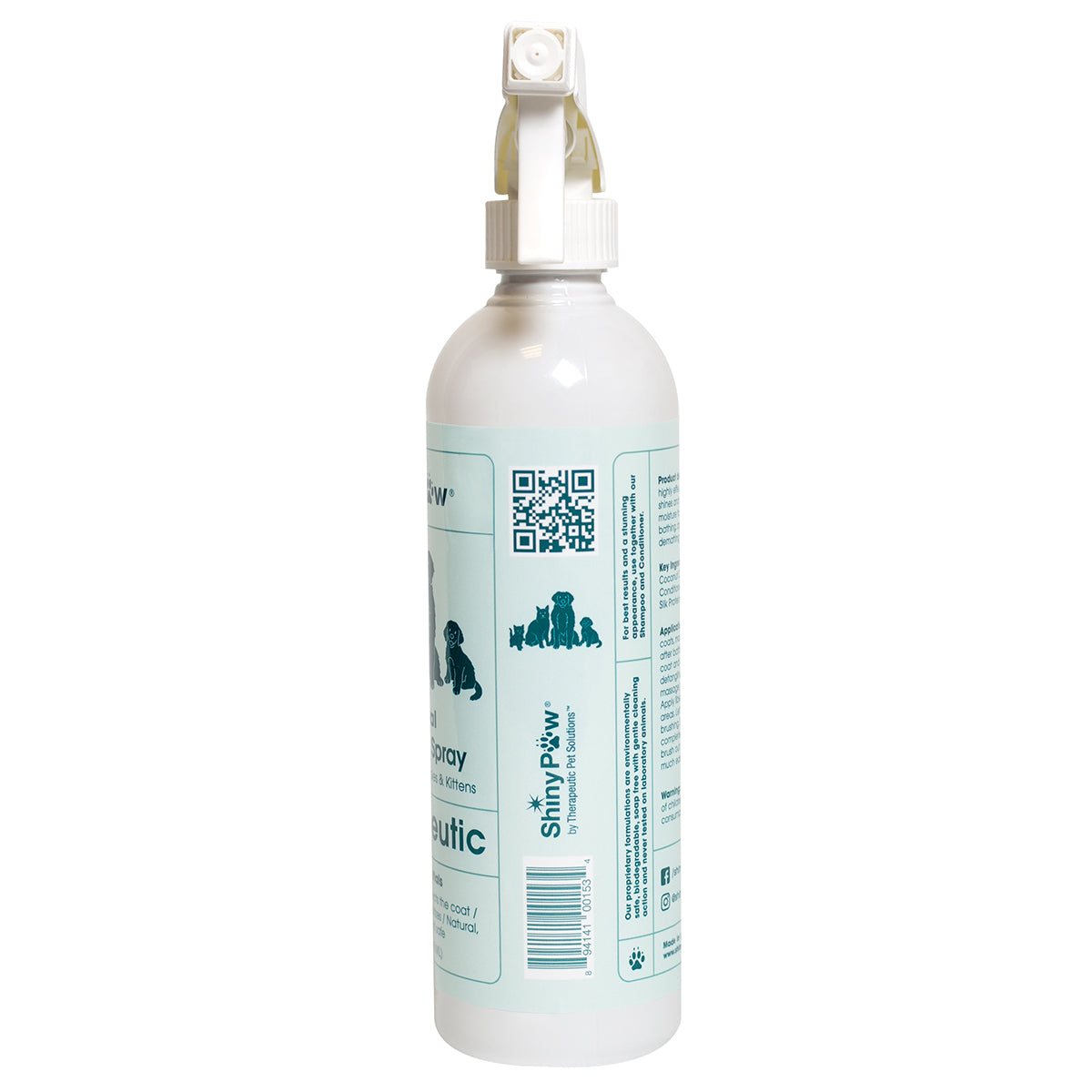 Natural detangler spray for long-haired cats
