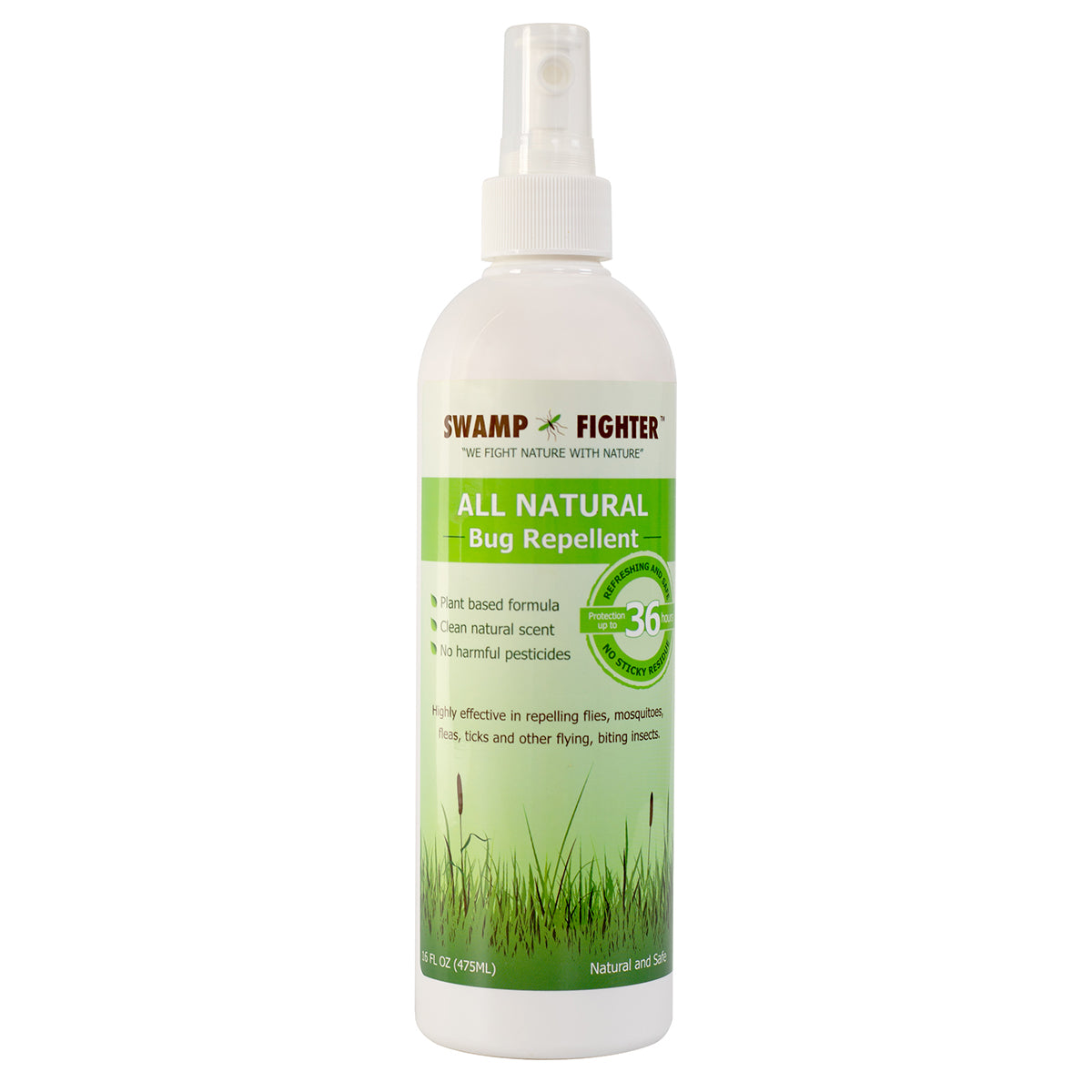 Swamp Fighter all-natural bug repellent for humans and dogs 16 oz