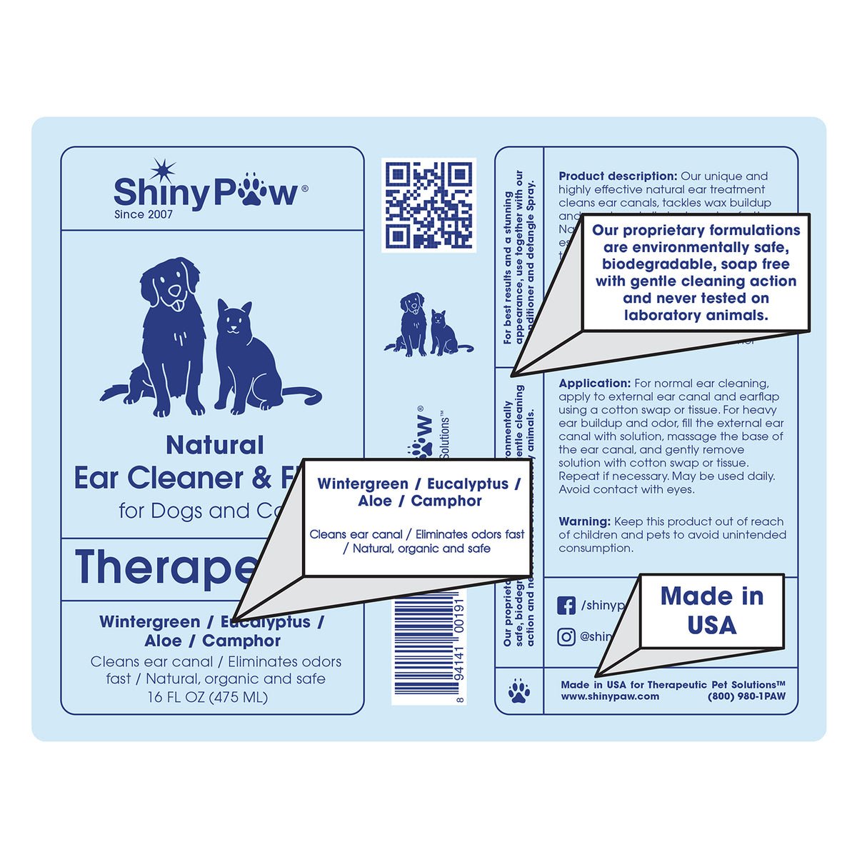natural dog ear flush