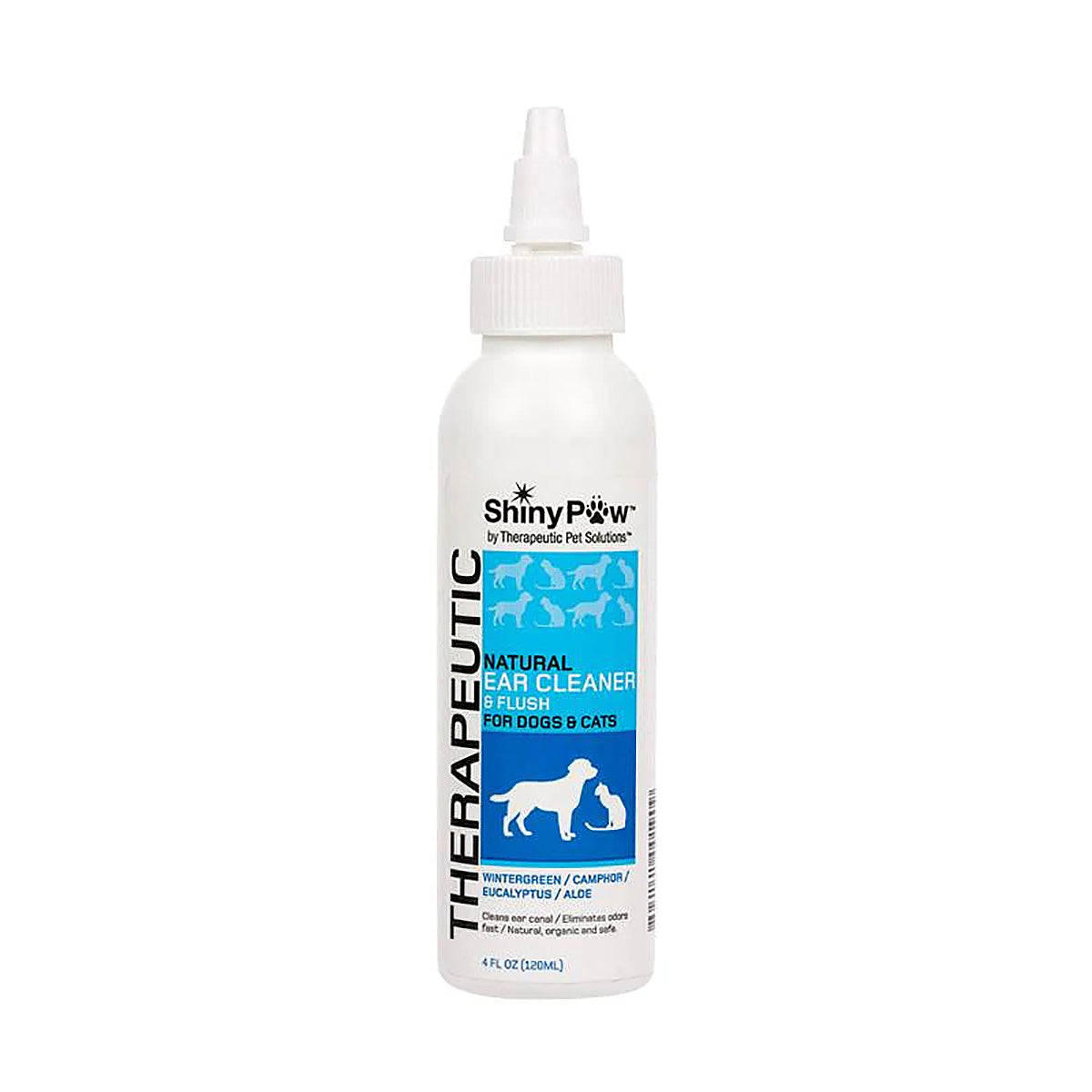 Shiny Paw Natural Ear Cleaner Flush Dogs Cats 4oz