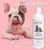 Natural unscented dog shampoo for sensitive skin